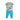 Jordan, Set T-shirt+pantalone Bambino Air Comic Aop Tee And Pant Set, Emerald
