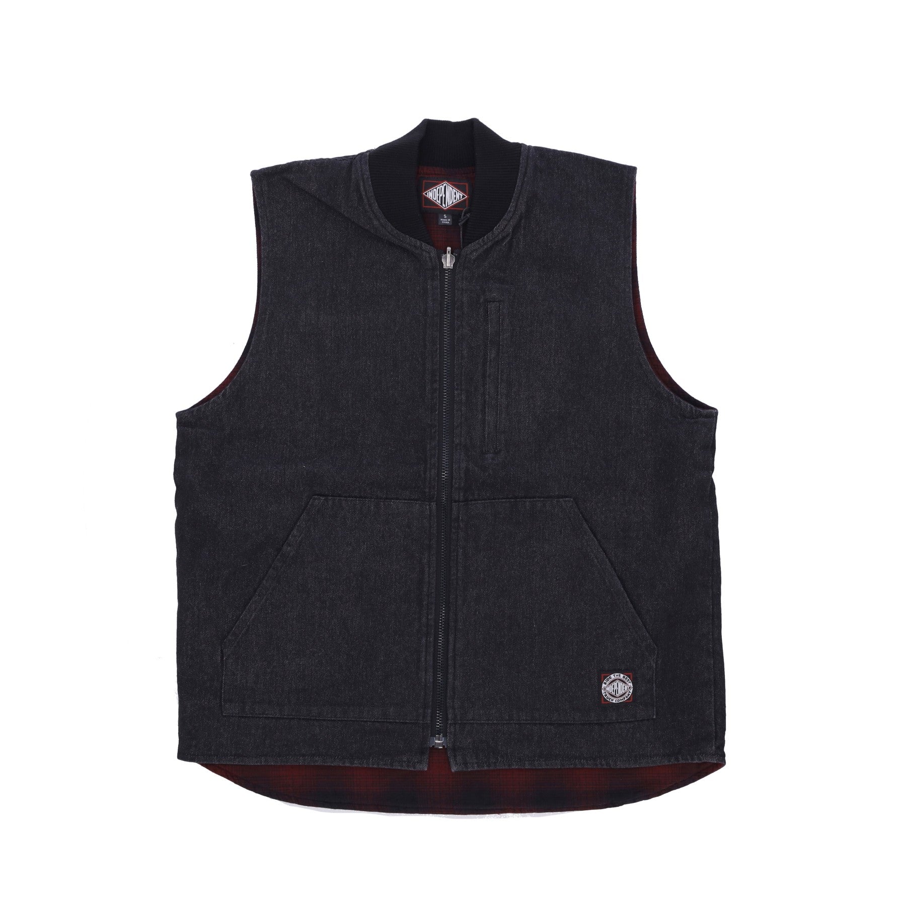 Independent, Smanicato Uomo Halsted Reversible Vest, Black