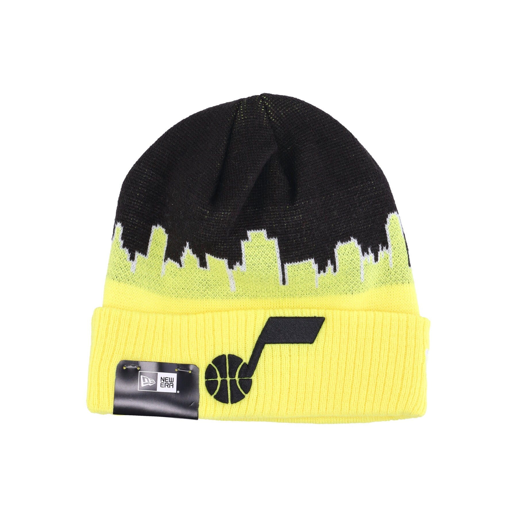 New Era, Cappello Uomo Nba Tip Off Knit Utajaz, Black/original Team Colors