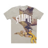 Staple, Maglietta Uomo Montrose Graphic Tee, Sage