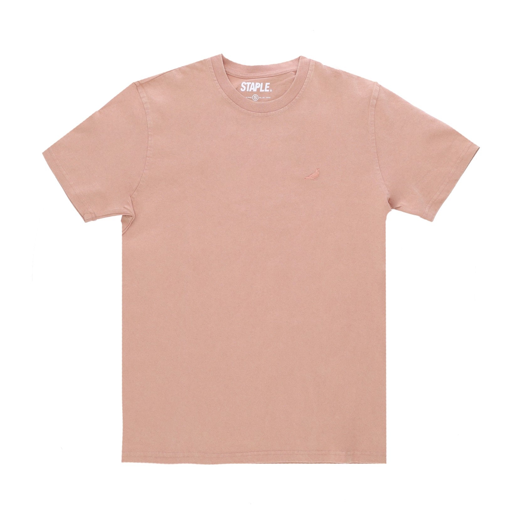 Staple, Maglietta Uomo Broadway Tonal Pigeon Tee, Clay