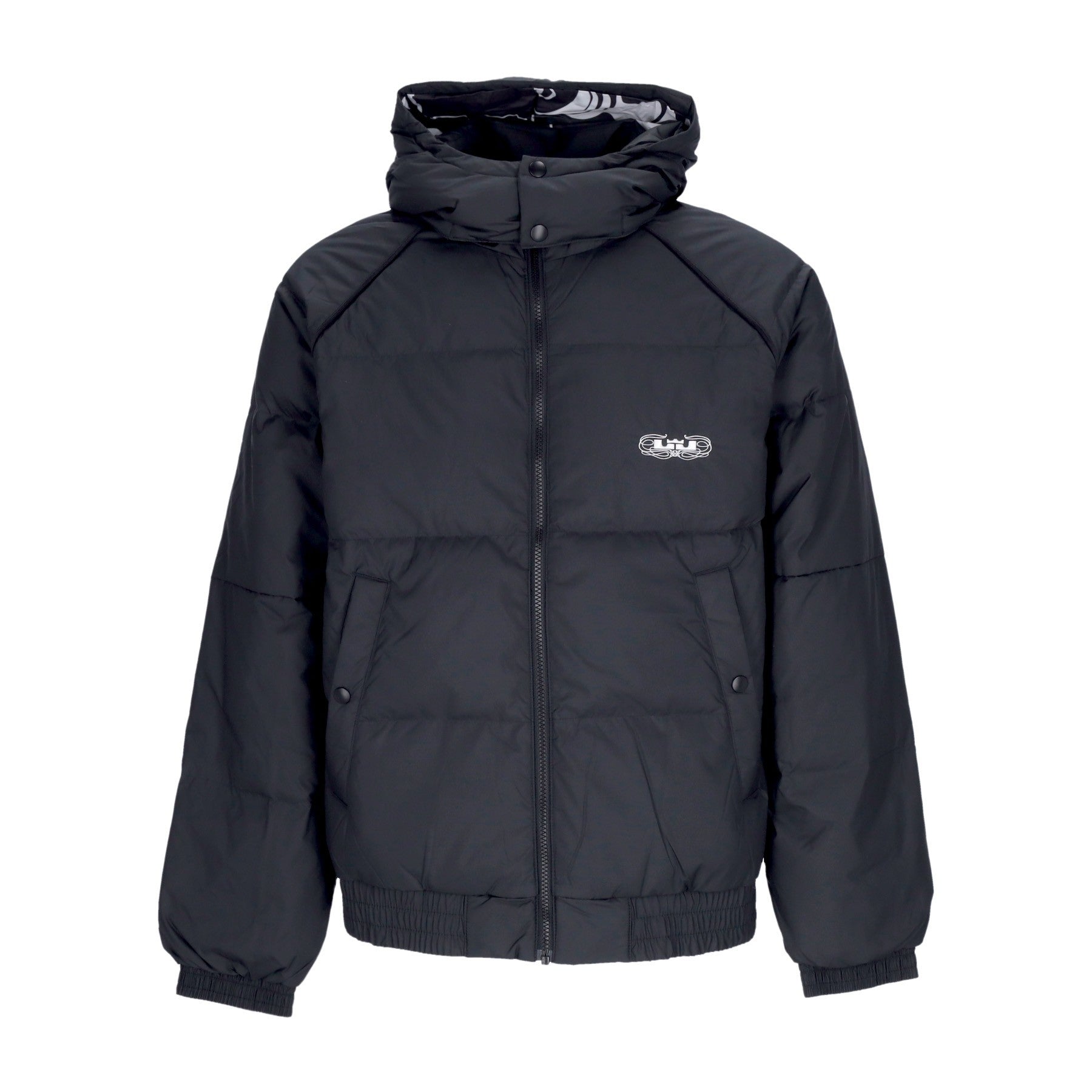 Nike Nba, Piumino Uomo Dri-fit Down Basketball Jacket Lebron James, Black/black/black/white