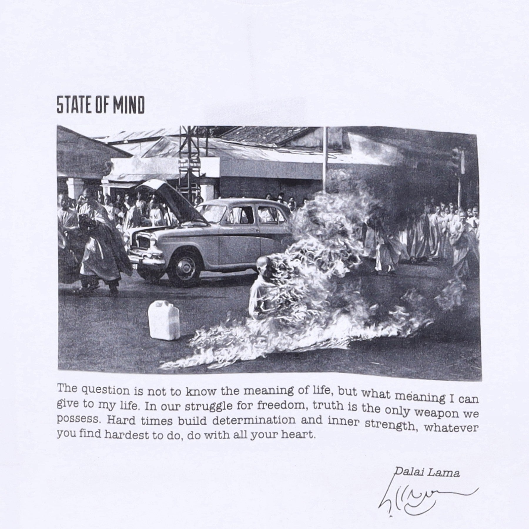 5tate Of Mind, Maglietta Uomo Dalai Lama Tee, 