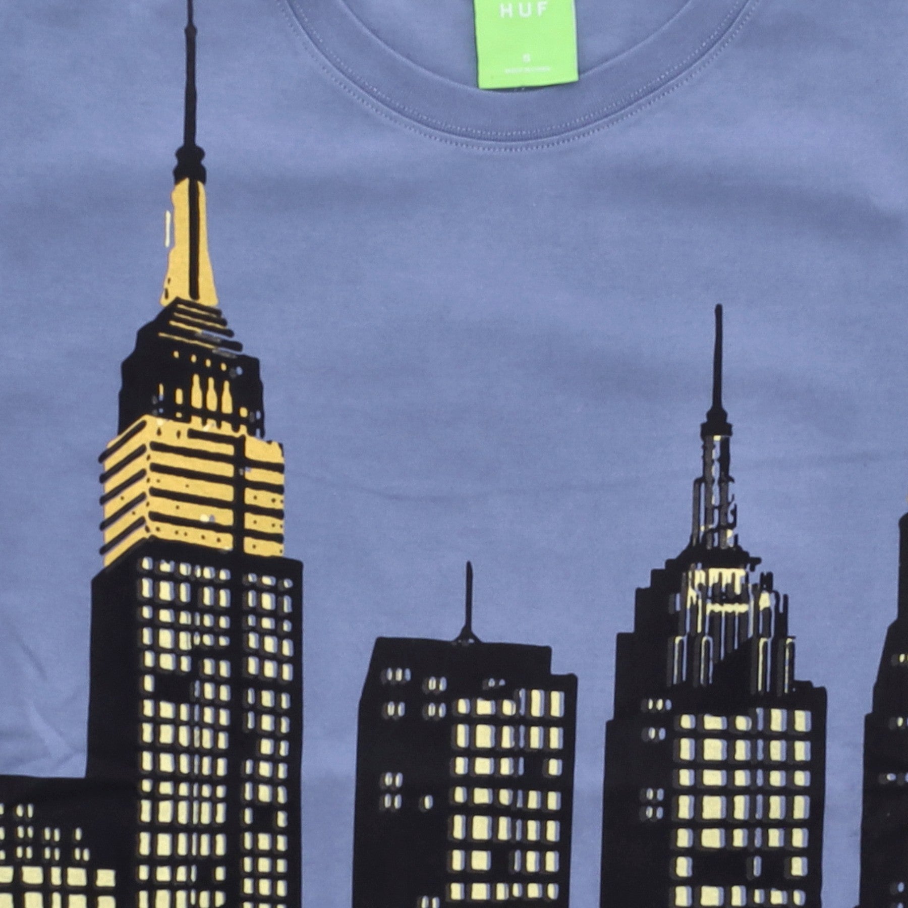 Huf, Maglietta Uomo Skylined Tee, 