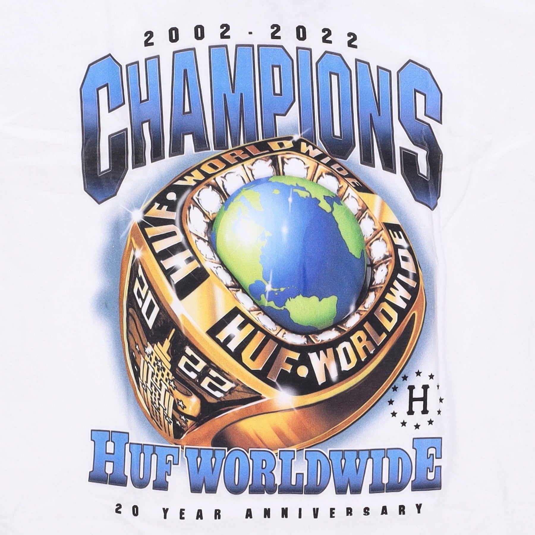 Huf, Maglietta Uomo Champions Tee, 