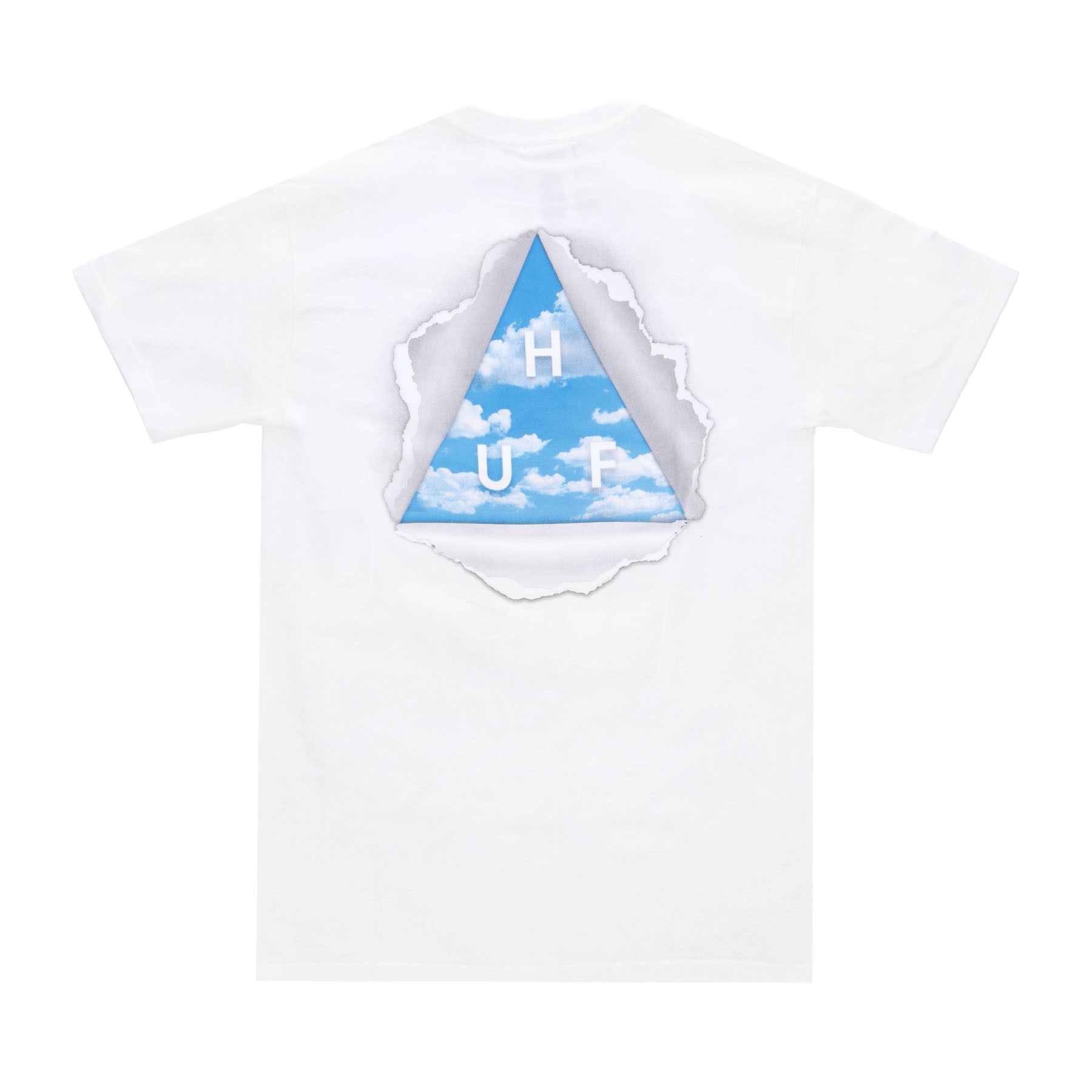 Huf, Maglietta Uomo Tear A New One Tee, White