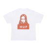Huf, Maglietta Donna Relax Tee X X-girl, White