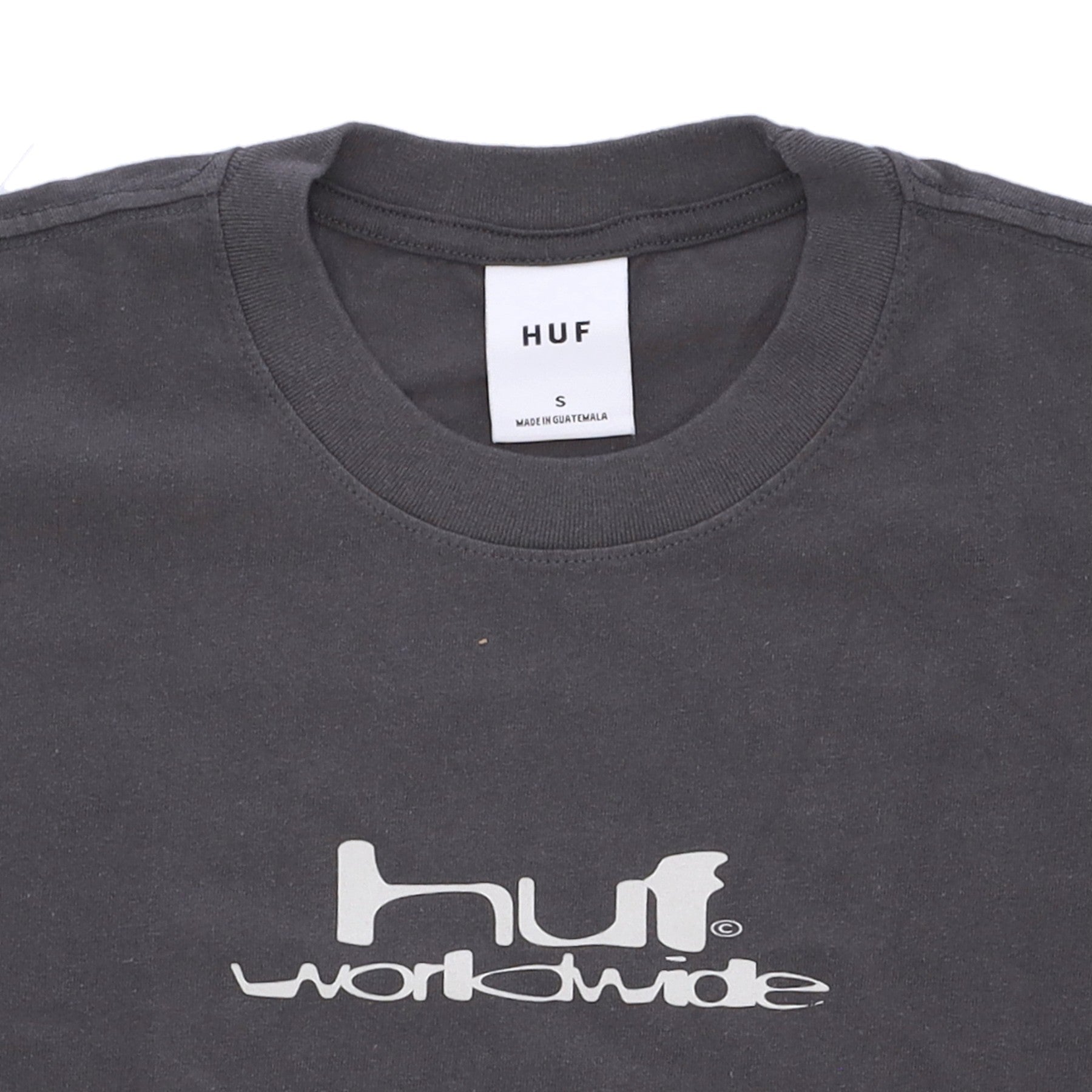 Huf, Maglietta Corta Donna Washed Crop Tee, 