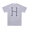 Huf, Maglietta Uomo Sideline Tee, Athletic Grey