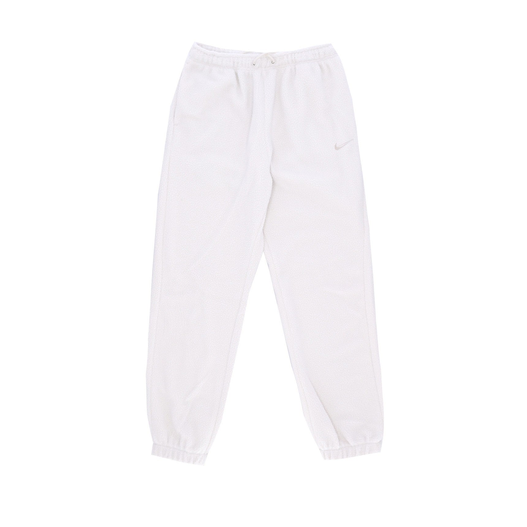 Nike, Pantalone Tuta Donna Sportswear Plush Jogger, Light Bone/lt Iron Ore