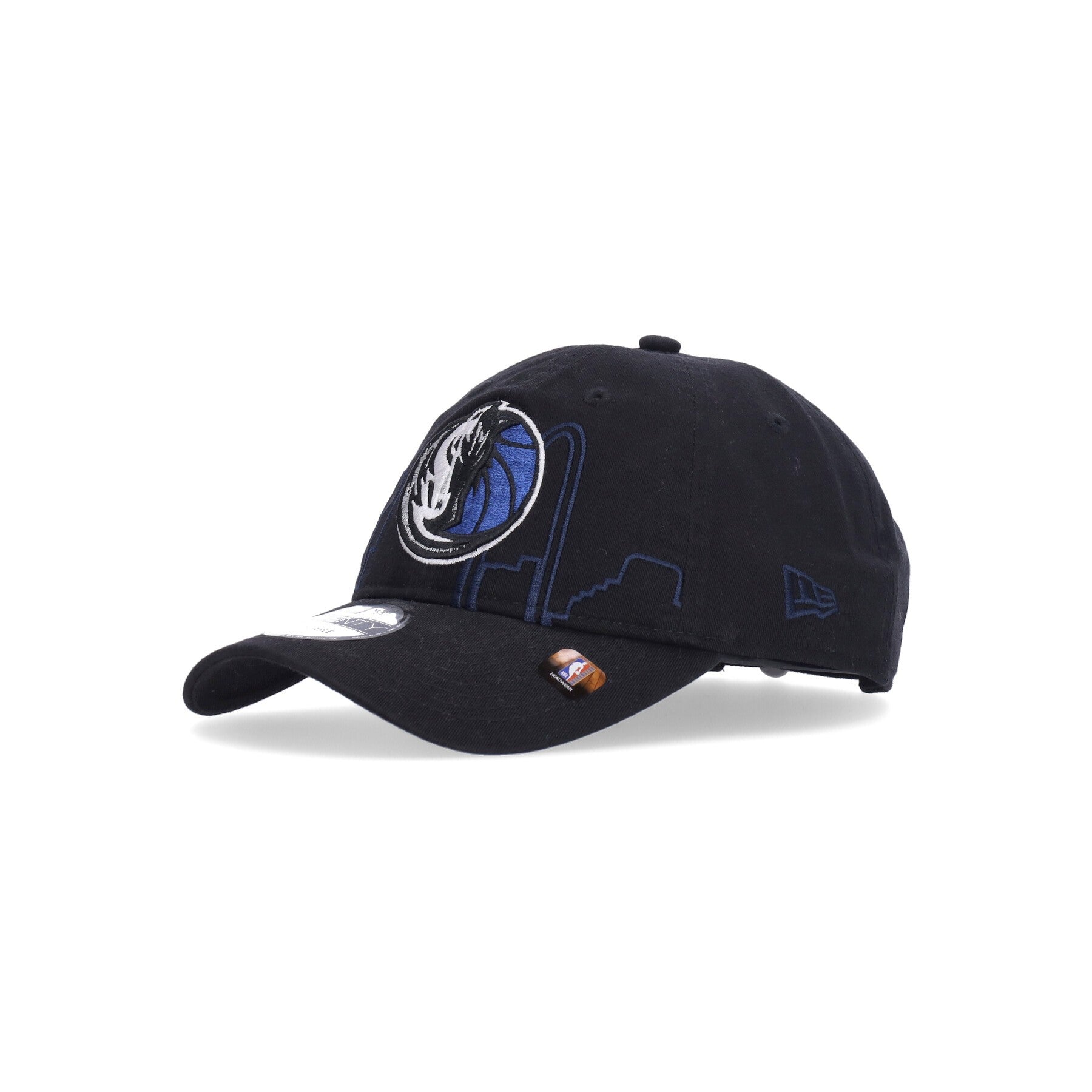 Curved Visor Cap for Men NBA Tip Off 920 Dalmav Black/original Team Colors