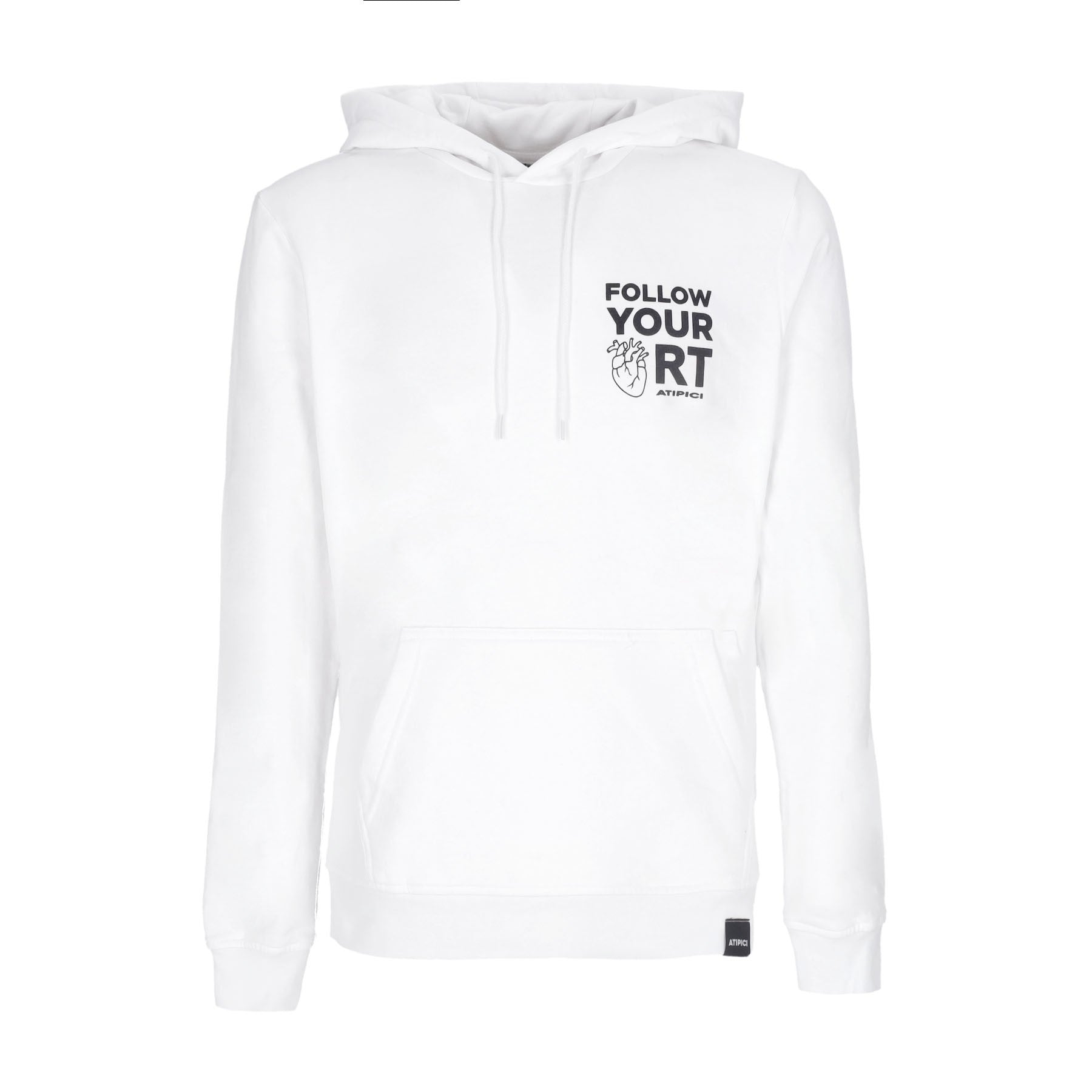 Atipici, Felpa Cappuccio Uomo Follow Your Art Style Is Much Hoodie, 