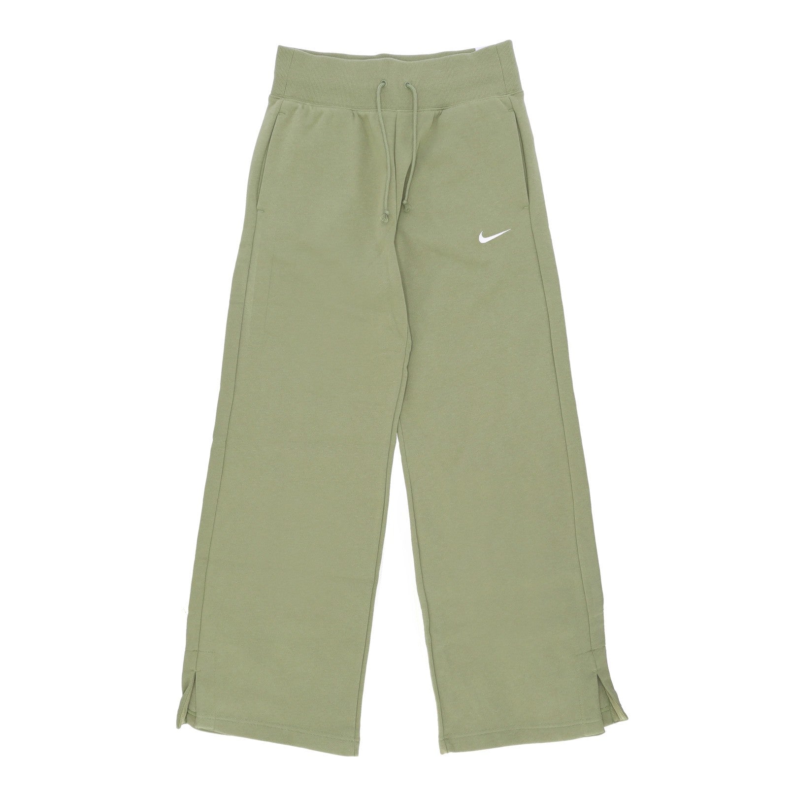 Nike, Pantalone Tuta Felpato Donna W Sportswear Phoenix Fleece Wide-leg Pant, Alligator/sail