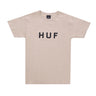 Huf, Maglietta Uomo Essentials Og Logo Tee, Sand