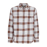 Obey, Camicia Manica Lunga Uomo Arnold Woven L/s, Unbleached Multi