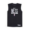 Nike Nba, Canotta Uomo Nba Dri-fit Practice Tank Bronet, Black