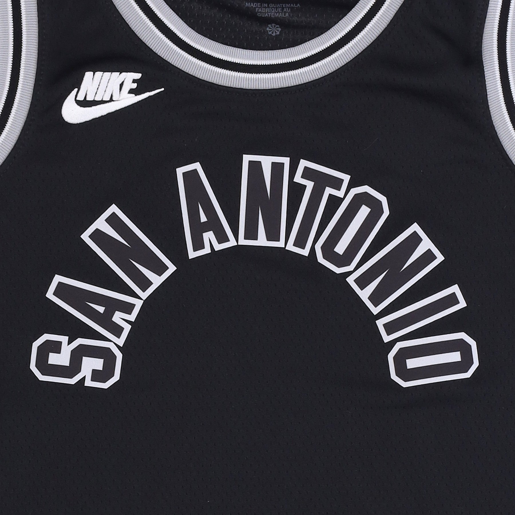 Canotta Basket Uomo Nba Dri-fit Swingman Jersey Hwc B22 Sanspu Black/fit Silver/fit Silver