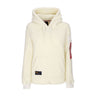 Alpha Industries, Felpa Cappuccio Donna Teddy Hoodie Wmn, Off White