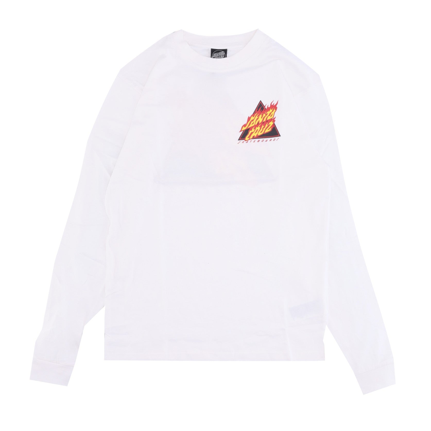 Santa Cruz, Maglietta Manica Lunga Uomo Flamed Not A Dot L/s Tee, 