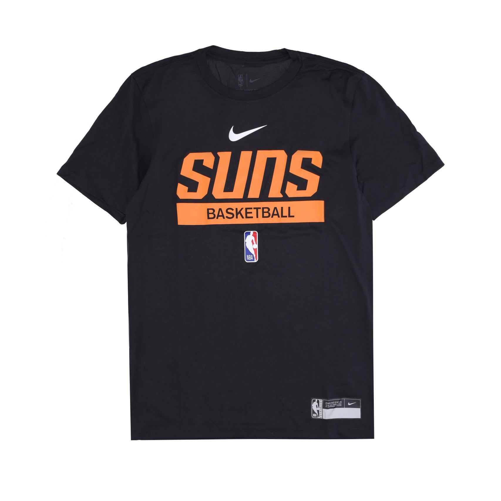 Nike Nba, Maglietta Uomo Nba Dri-fit Practice Tee Phosun, Black