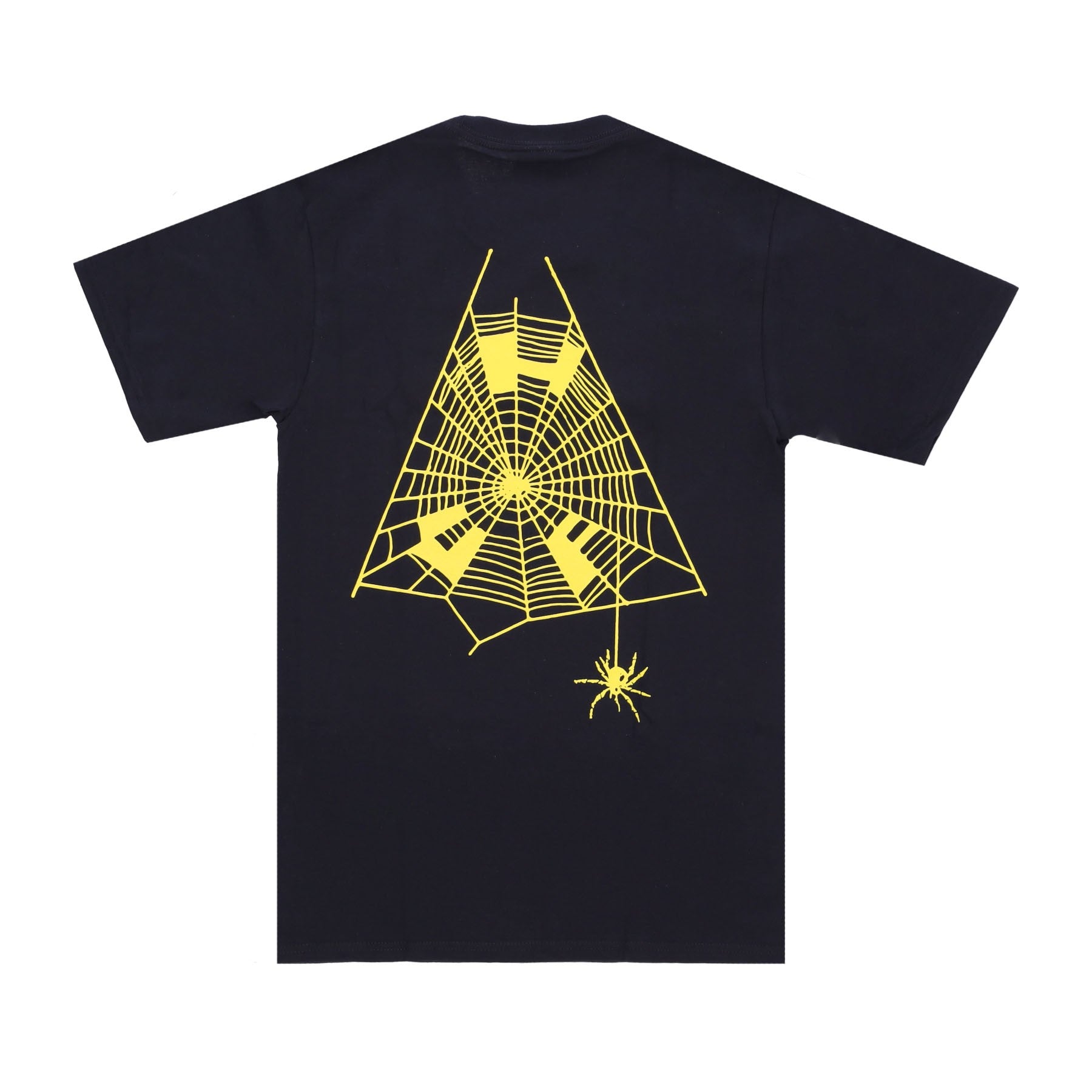 Huf, Maglietta Uomo Tangled Webs Tt Tee, Black