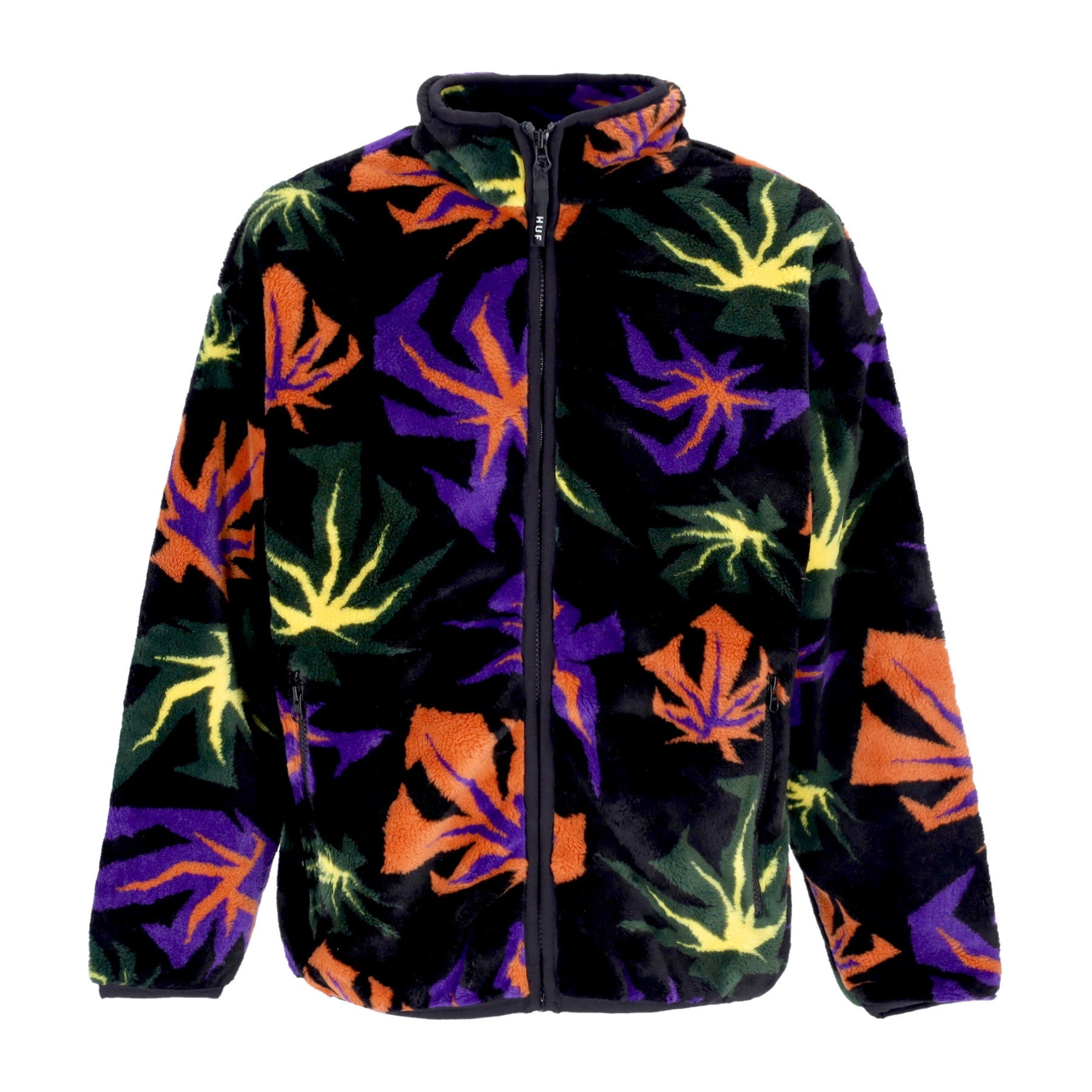 Huf, Orsetto Uomo Lowell Jacquard Sherpa Zip, Multi