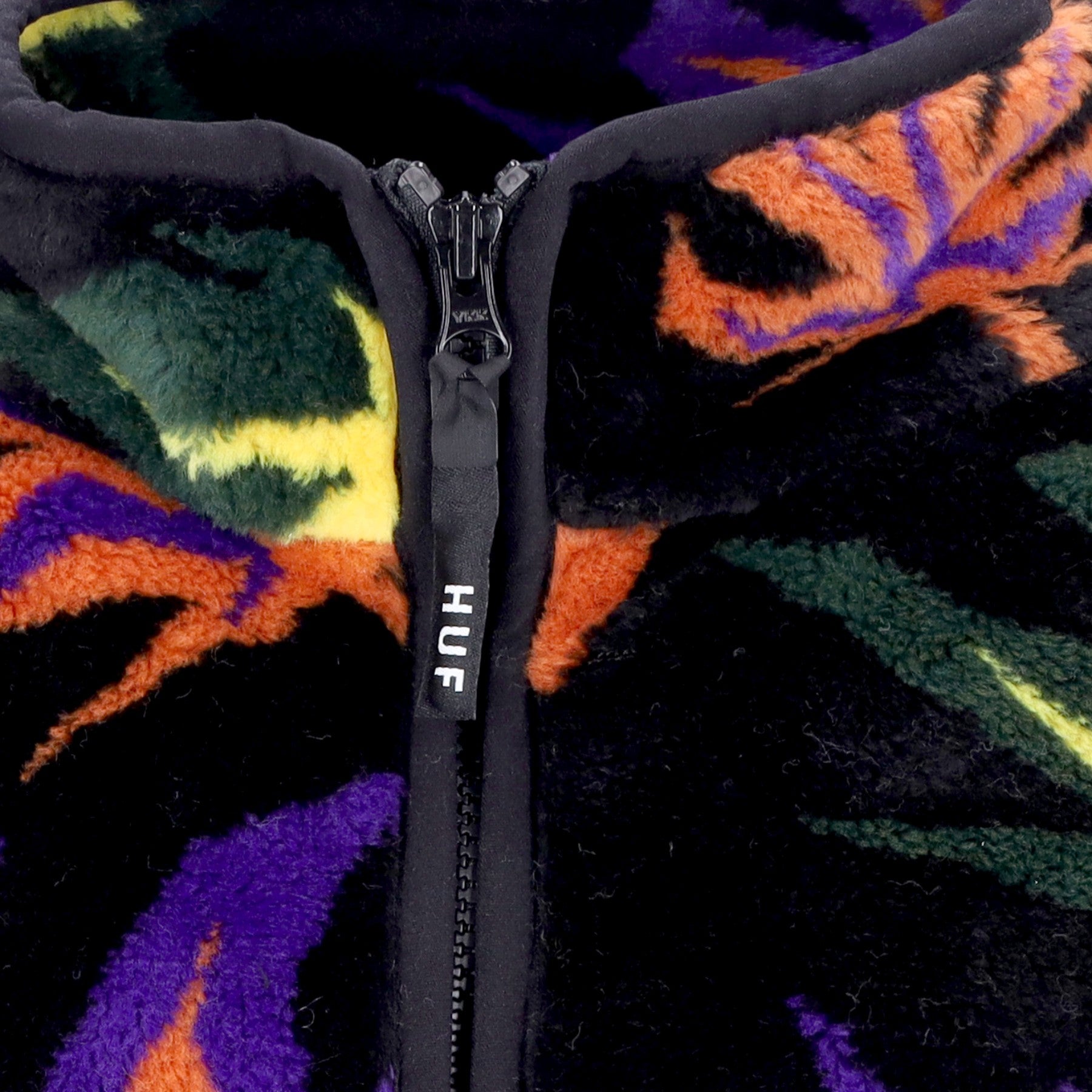 Huf, Orsetto Uomo Lowell Jacquard Sherpa Zip, 