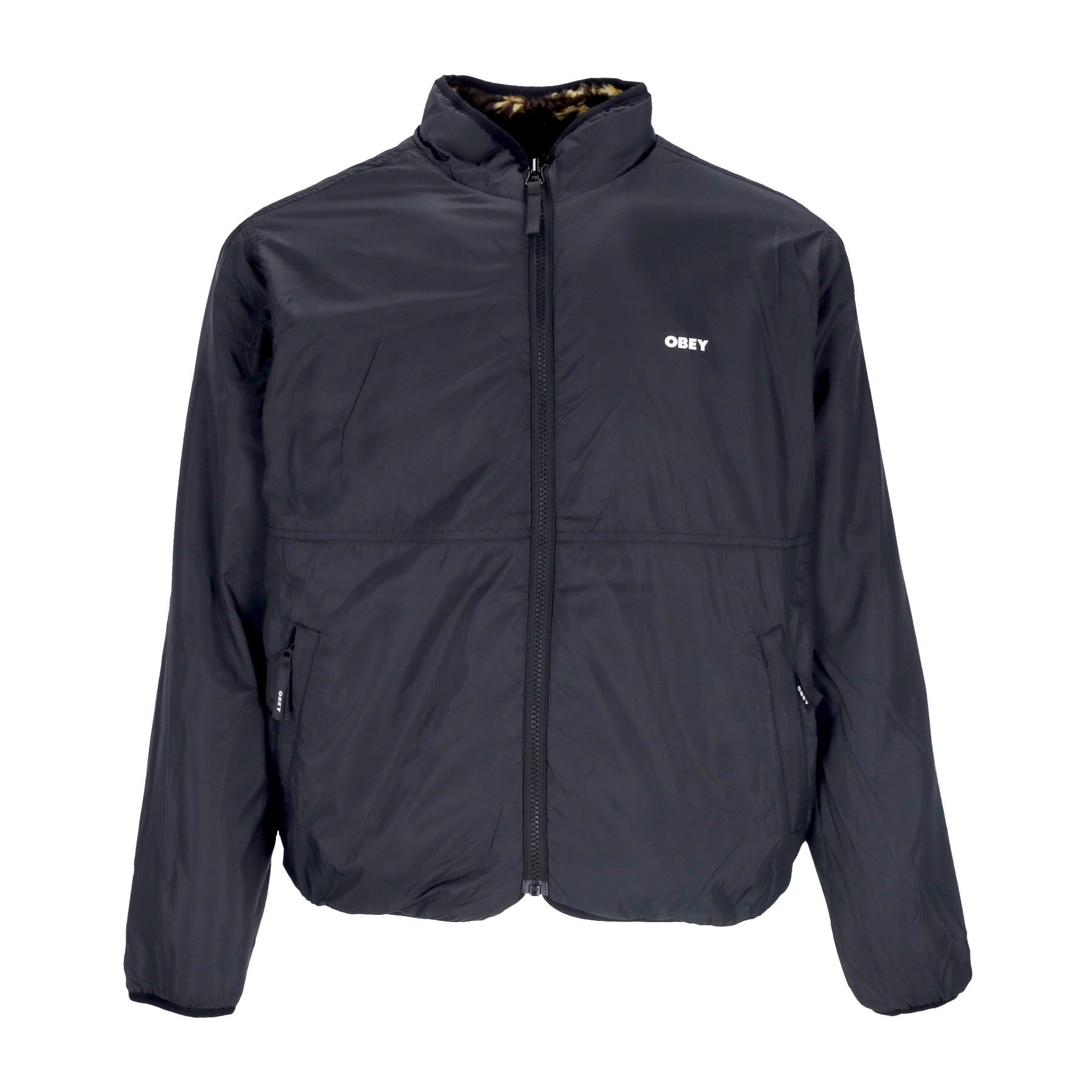 Obey, Orsetto Donna Aiden Sherpa Jacket Reversible, 