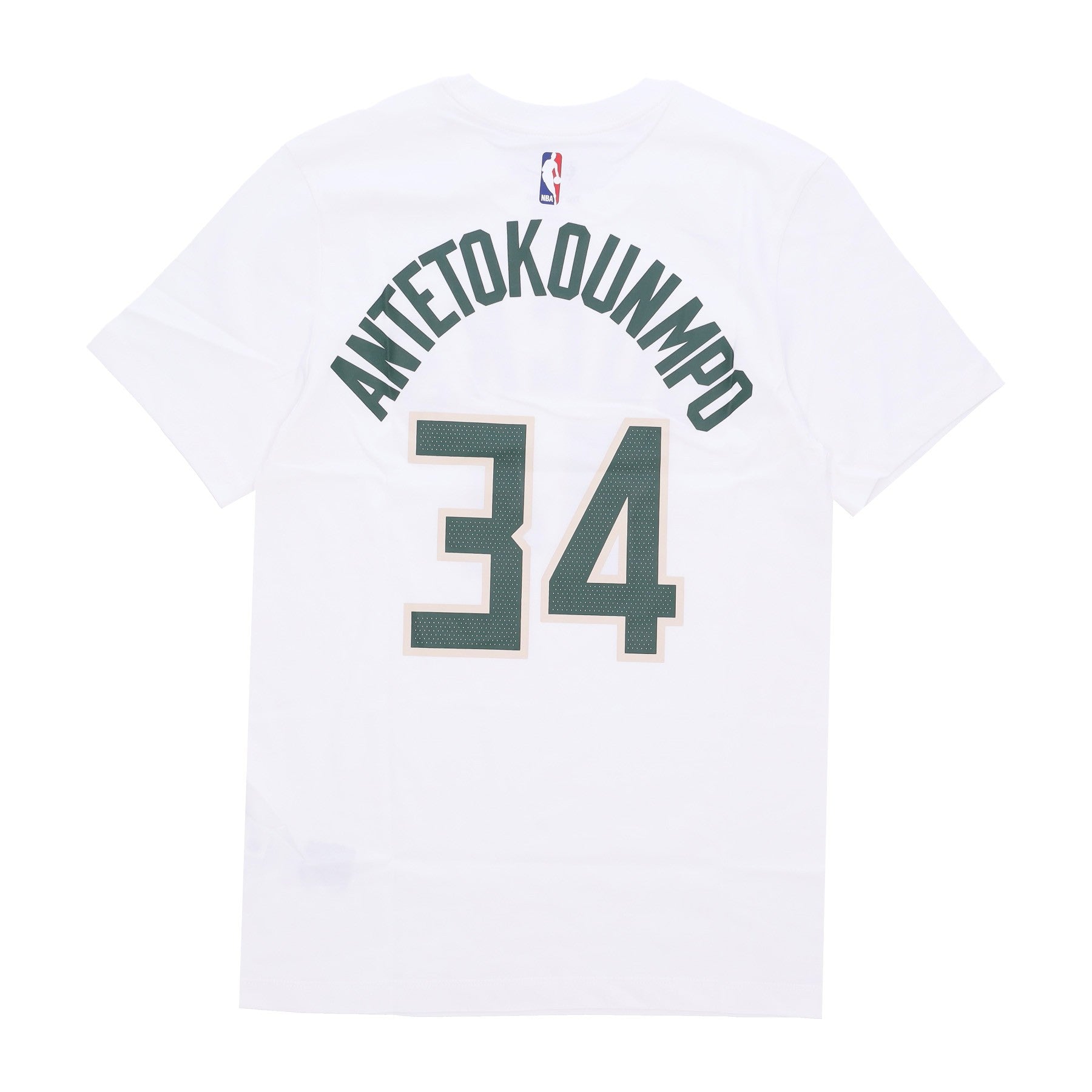 Nike Nba, Maglietta Uomo Nba Essential Tee No 34 Giannis Antetokounmpo Milbuc, 