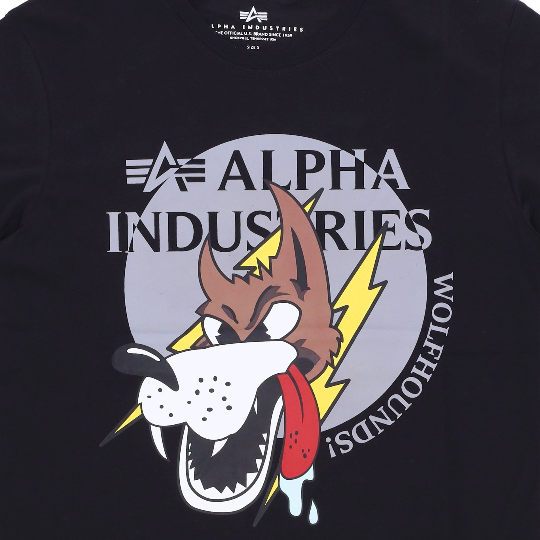 Alpha Industries, Maglietta Uomo Wolfhounds Tee, 