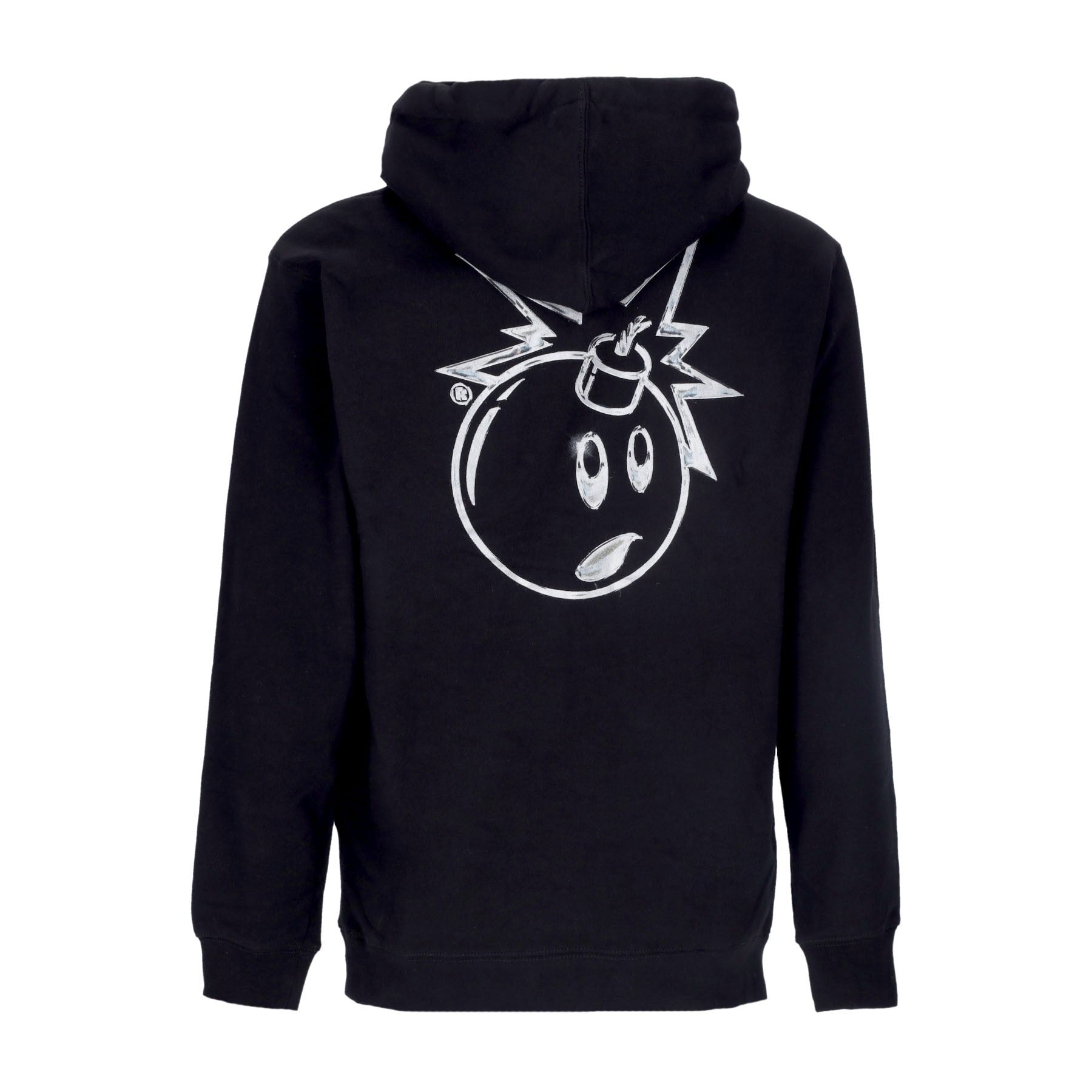 The Hundreds, Felpa Cappuccio Uomo Chrome Adam Pullover, Black