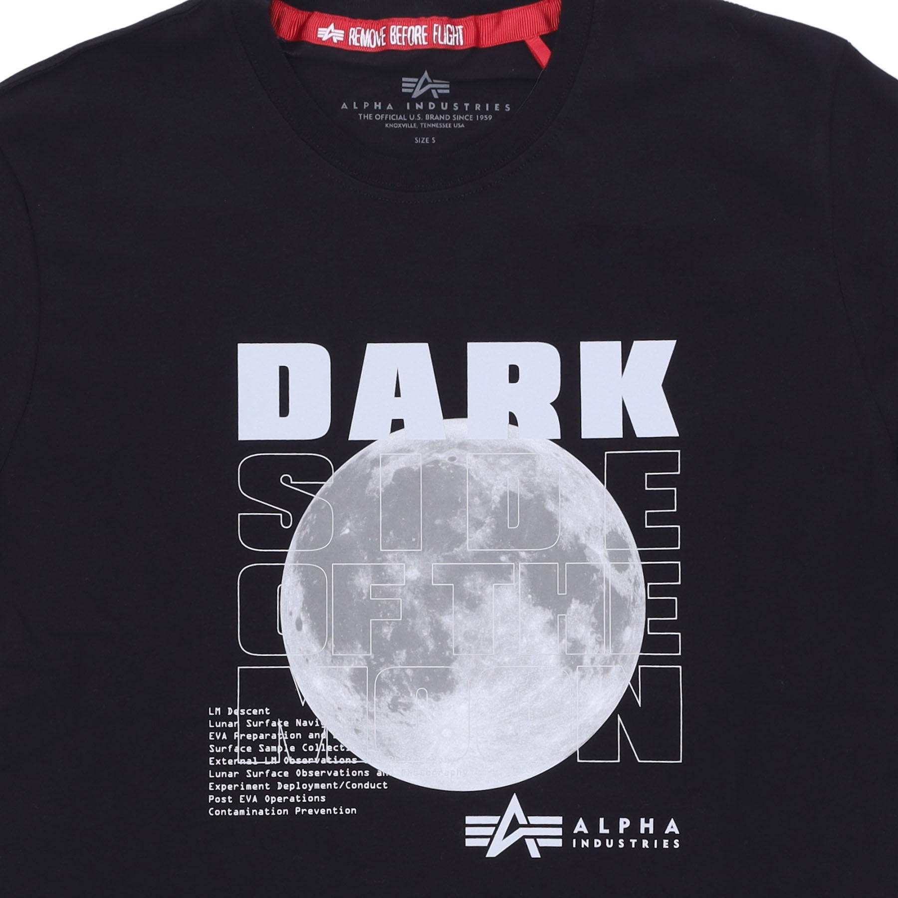 Alpha Industries, Maglietta Uomo Dark Side Tee, 
