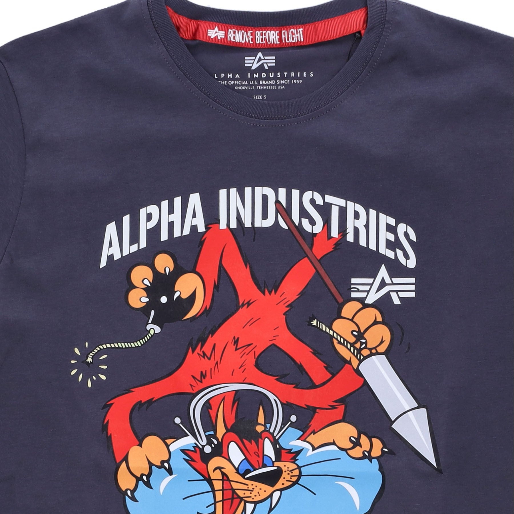 Alpha Industries, Maglietta Uomo Fighter Squadron Tee, 