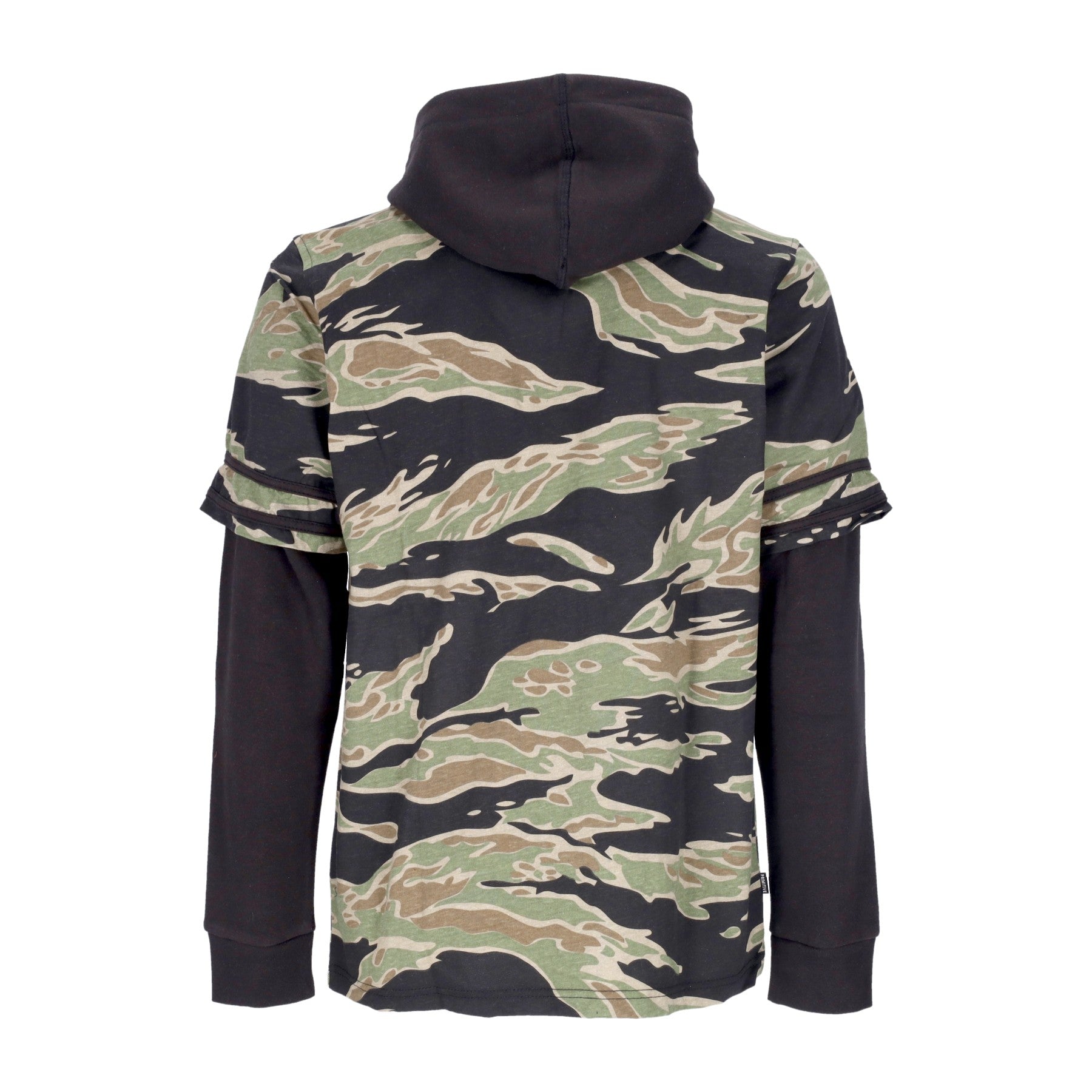 Primitive, Casacca Cappuccio Uomo Tiger Two-fer Baseball Jersey, 