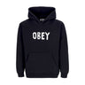 Obey, Felpa Cappuccio Uomo Og Type Extra Hooded Premium Fleece, Black