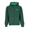 Huf, Felpa Cappuccio Zip Uomo Workman Quilted Full Zip, Forest Green