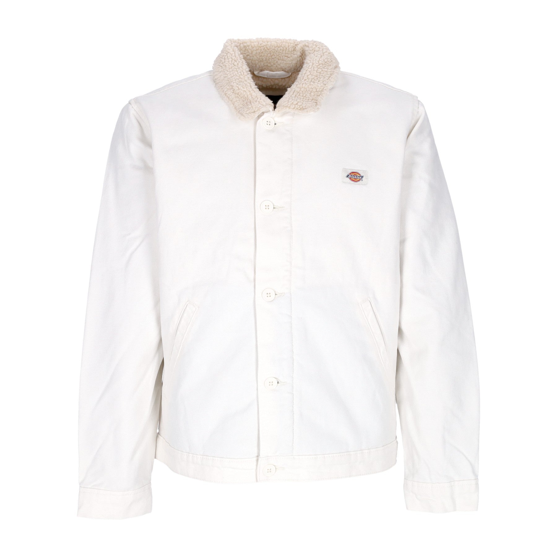 Dickies, Giacca Workwear Uomo Duck Canvas Deck Jacket, Stone Washed Cloud