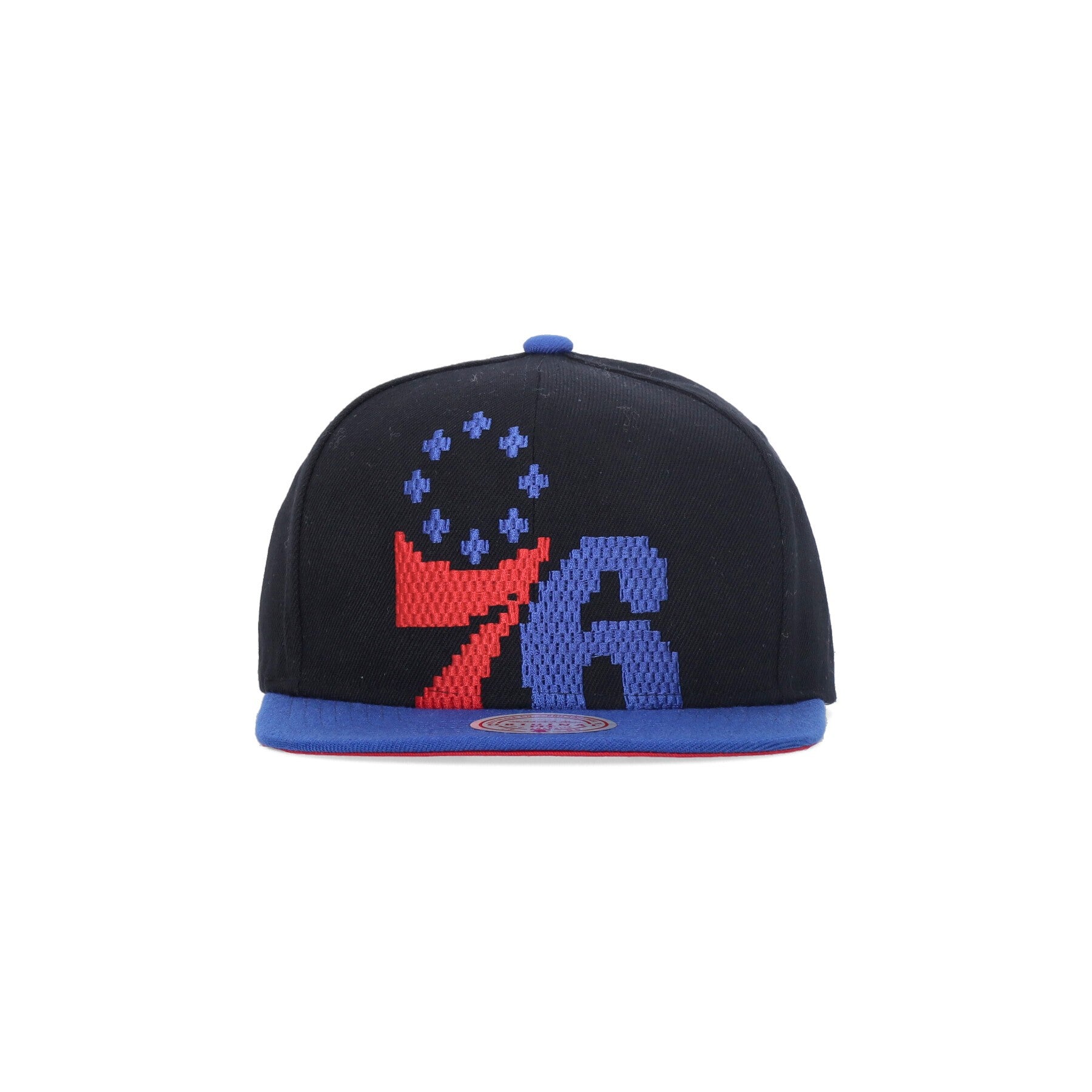 Mitchell & Ness, Cappellino Visiera Piatta Uomo Nba 8 Bit Xl Snapback Hardwood Classics Phi76e, 