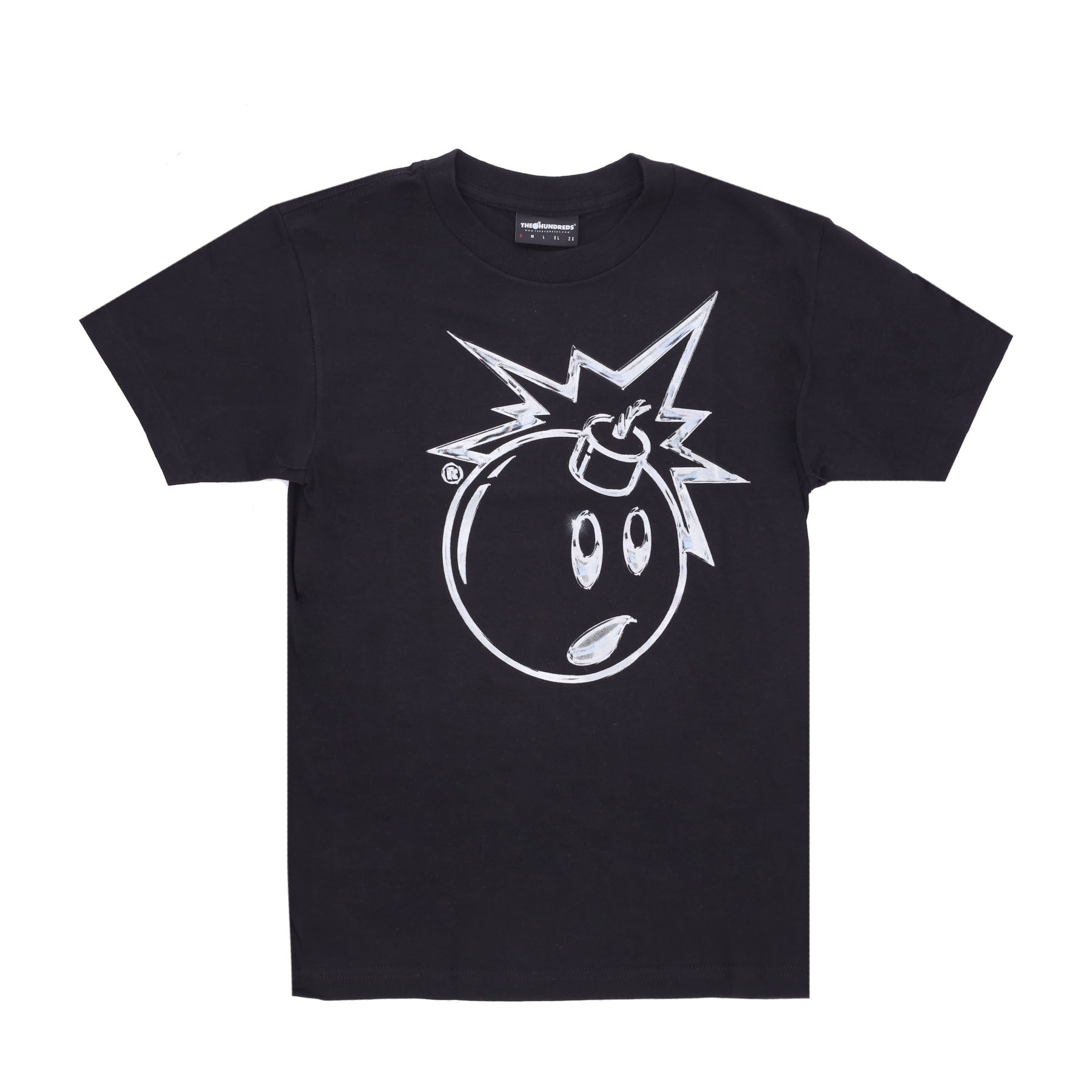 The Hundreds, Maglietta Uomo Chrome Adam Tee, Black