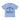 Men's T-Shirt Arch Letter Logo Tee Light Blue