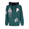 Primitive, Felpa Cappuccio Zip Uomo Alumni Zip Up Hoodie, Green