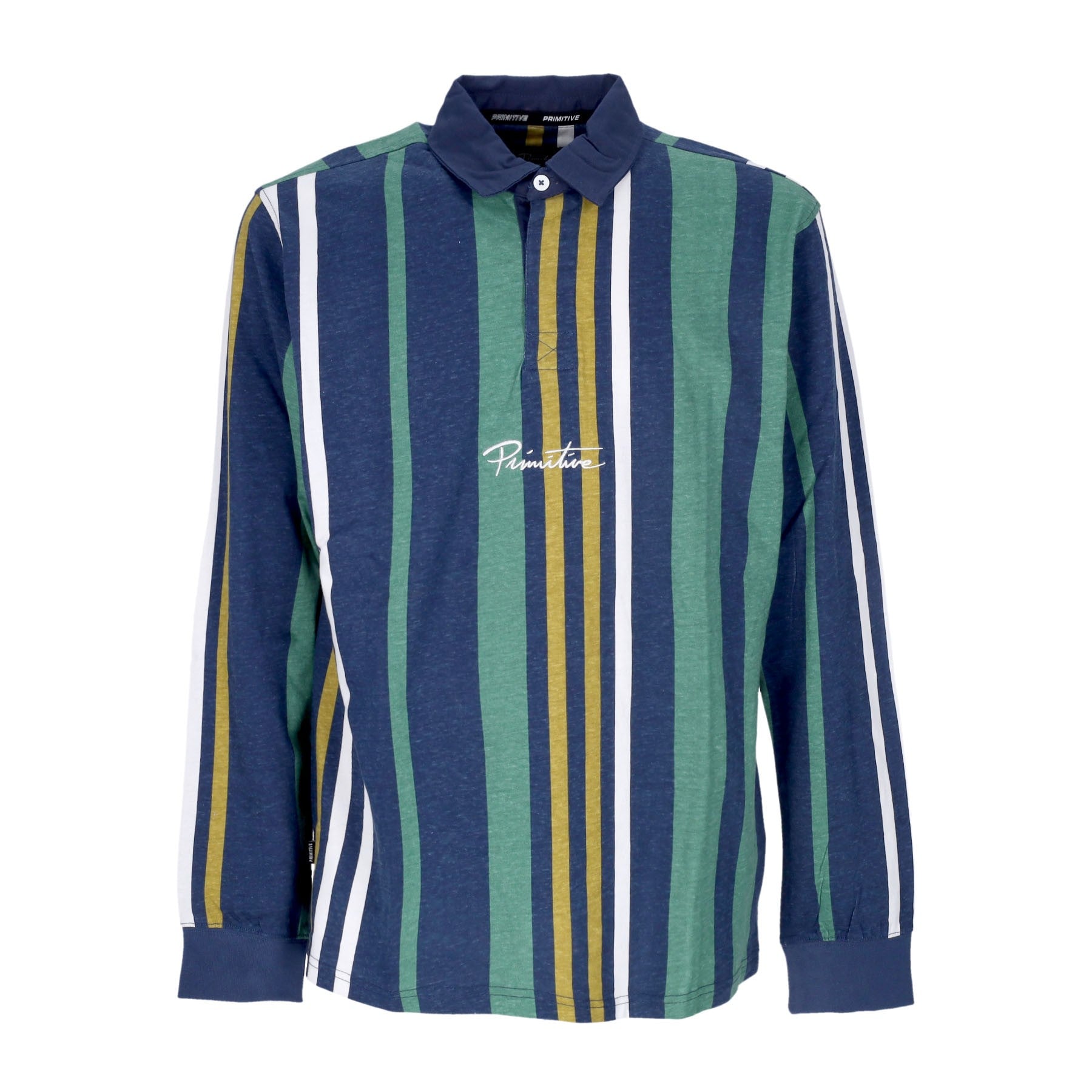 Primitive, Polo Manica Lunga Uomo Sammy L/s Rugby Polo, Navy