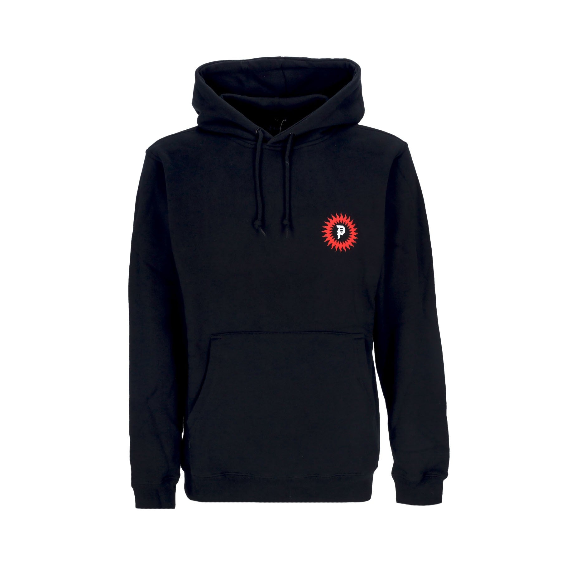 Primitive, Felpa Cappuccio Uomo Red Cap Hoodie, Black