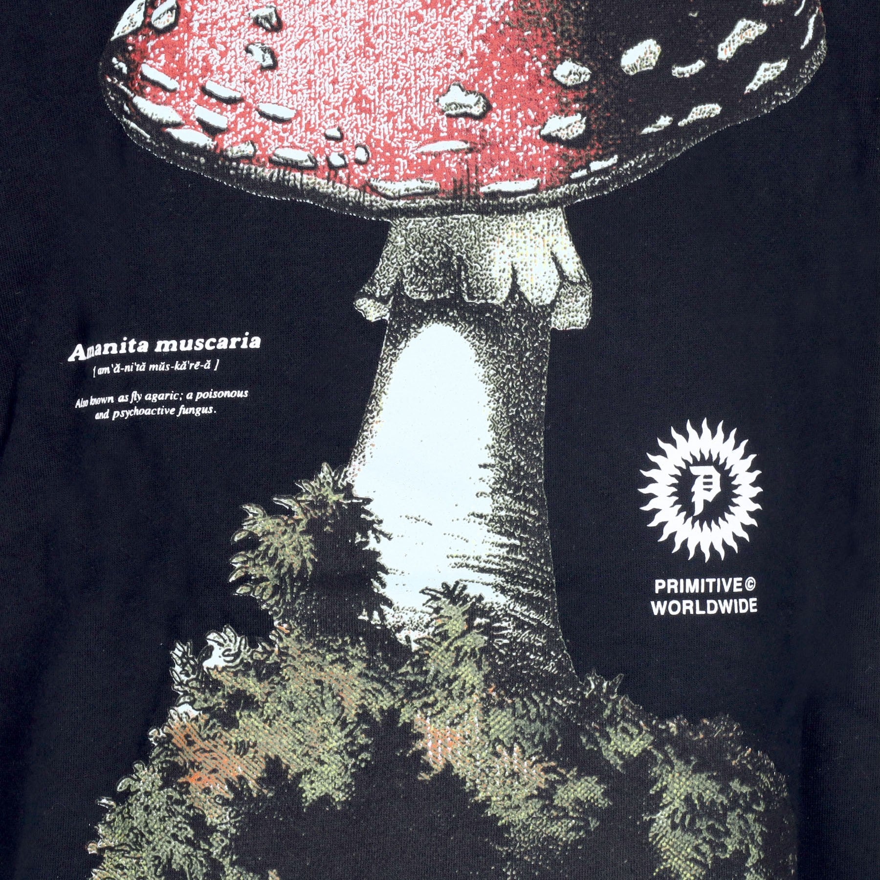 Primitive, Felpa Cappuccio Uomo Red Cap Hoodie, 