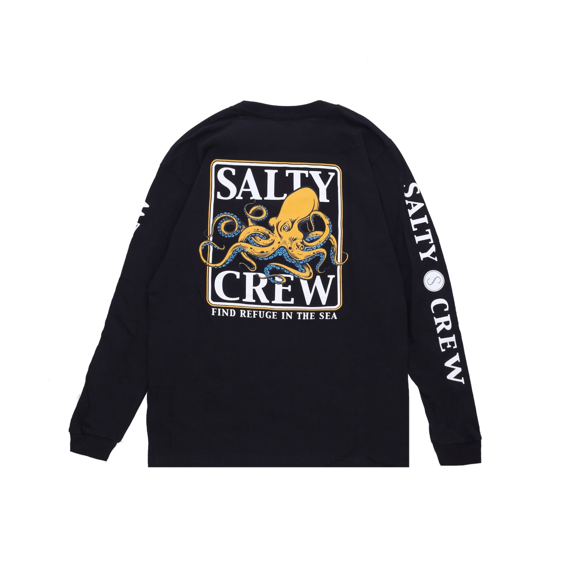 Salty Crew, Maglietta Manica Lunga Ragazzo Ink Slinger Boys L/s Tee, Black