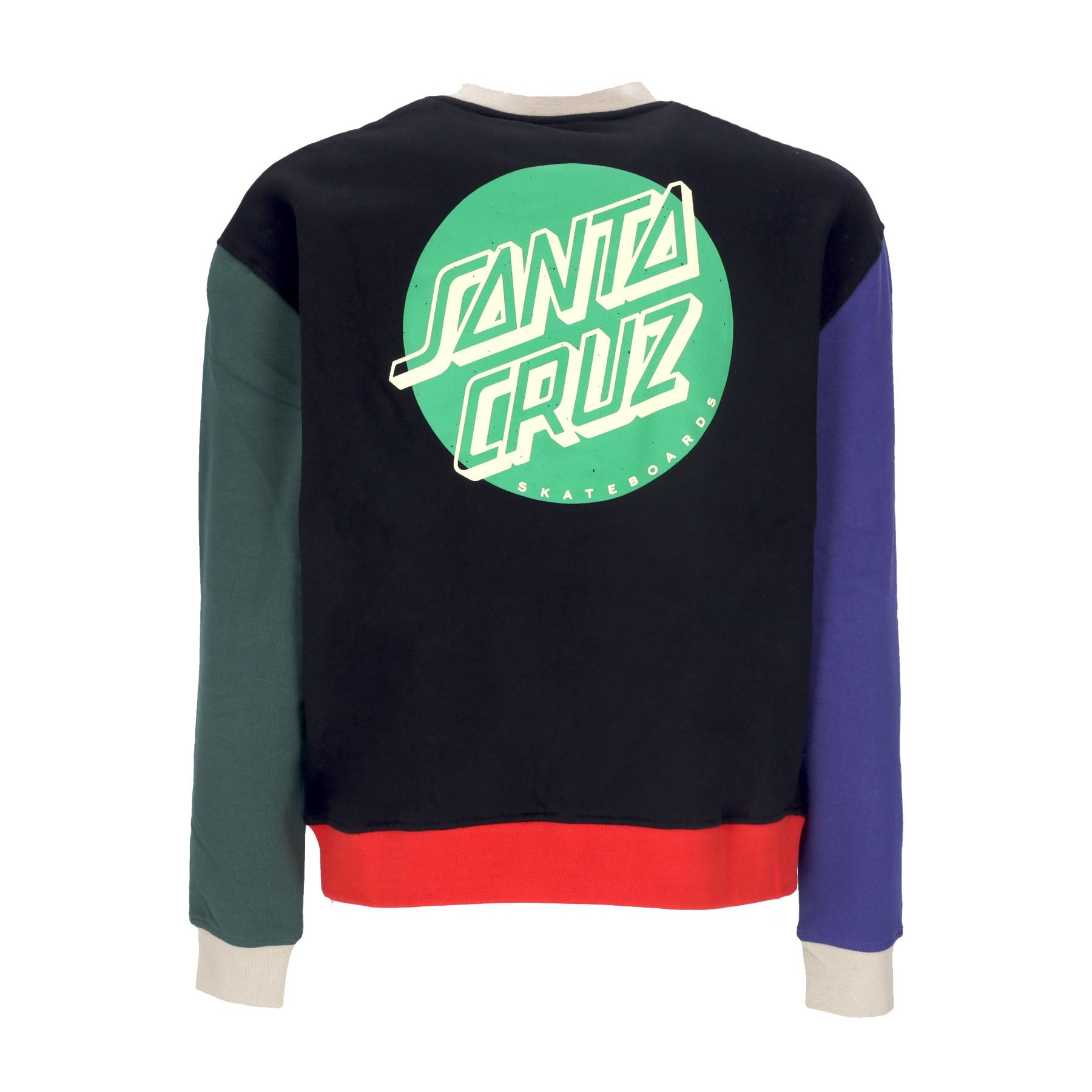 Santa Cruz, Felpa Girocollo Uomo Shadowless Dot Crew, 