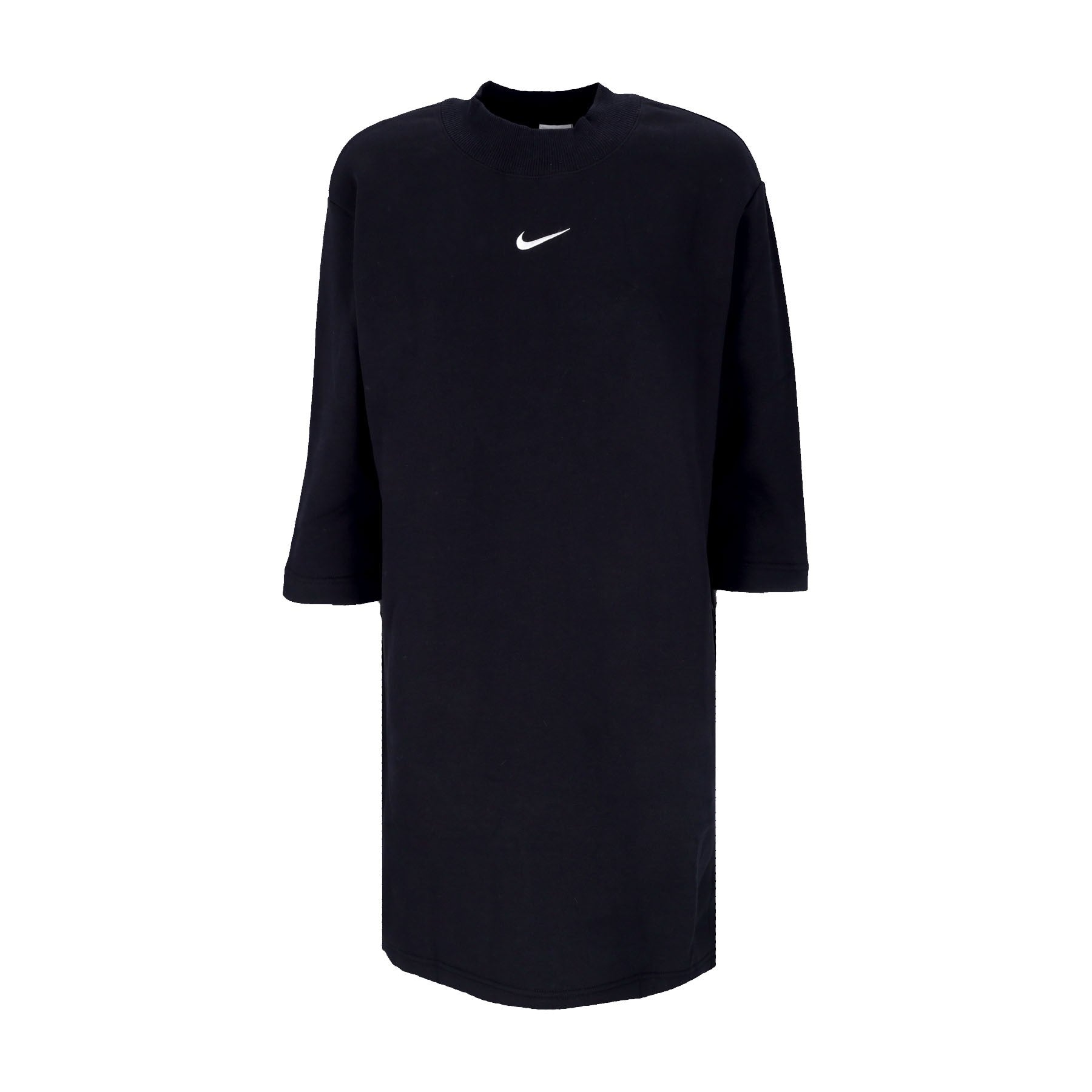 Nike, Vestito Donna Sportswear Phoenix Fleece 3/4 Oversized Sleeve Dress, Black/sail