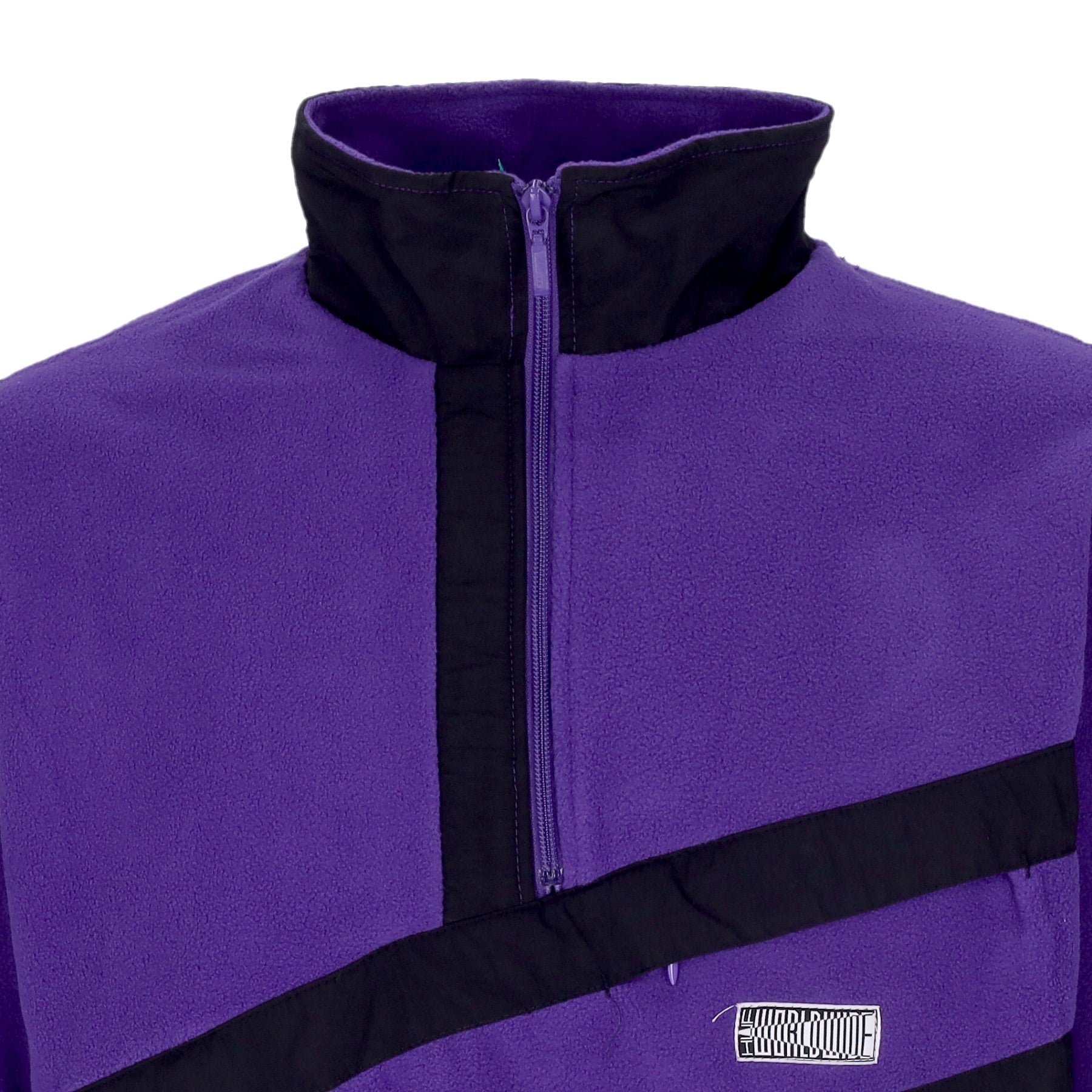 Huf, Felpa Collo Alto Uomo Range Quarter Zip Polar Fleece, 