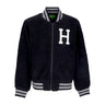 Huf, Orsetto Uomo Sherpa Varsity Jacket, Black