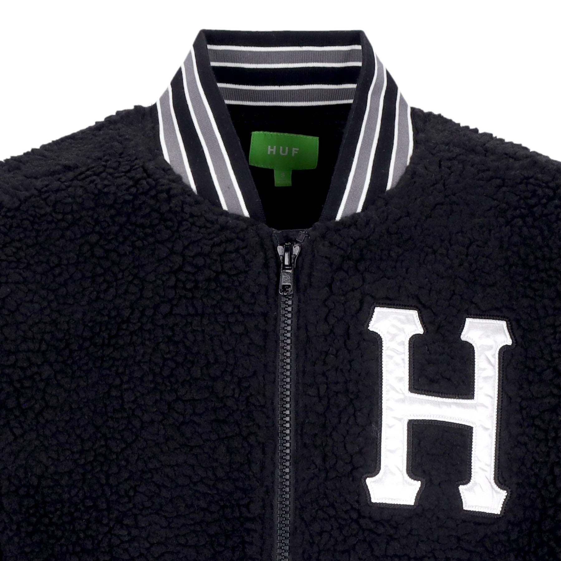 Huf, Orsetto Uomo Sherpa Varsity Jacket, 